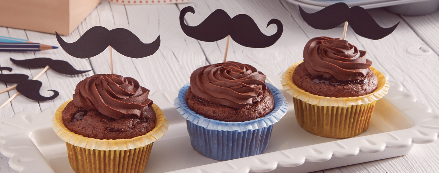 Muffin al cioccolato Perugina fatti in casa per la Festa del Papà