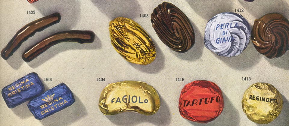 Nel 1924, dall'amore tra Giovanni Buitoni e Luisa Spagnoli, nascono i cioccolatini fondenti Dimmi di Sì e Tre Re®