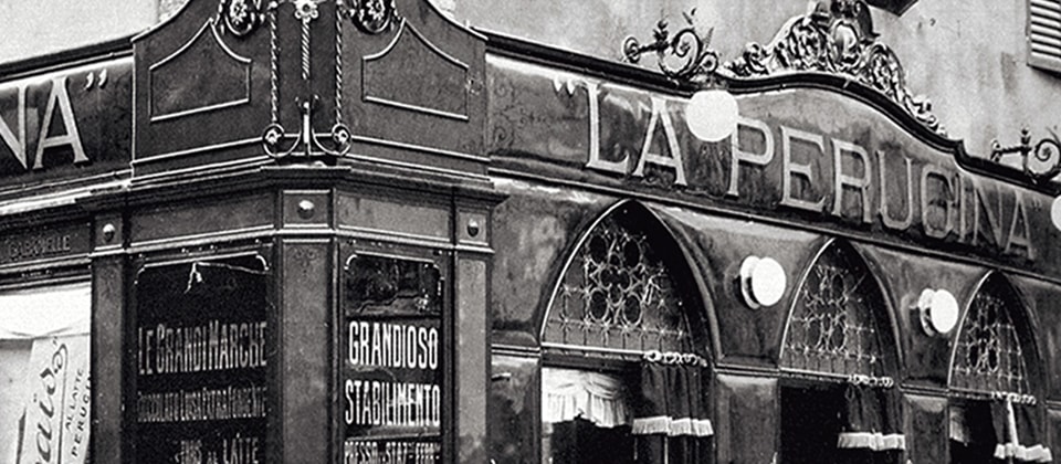 Nel 1919 Perugina® apre il primo negozio in Italia