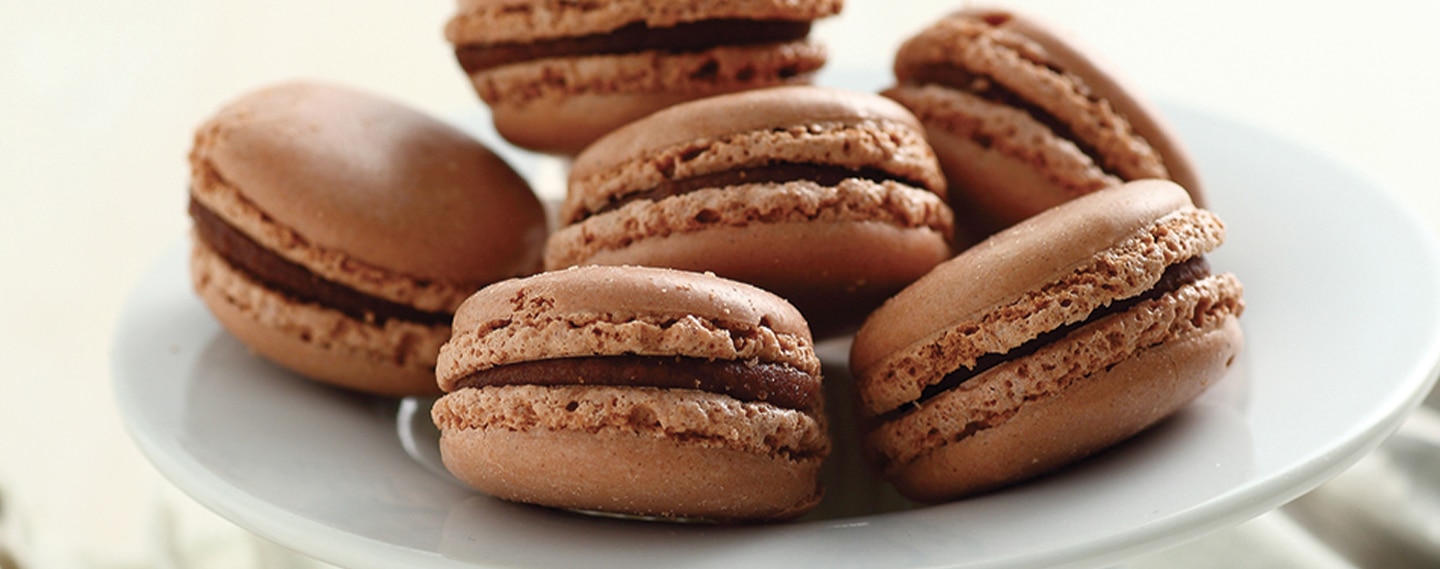 Macarons al cioccolato Perugina fatti in casa