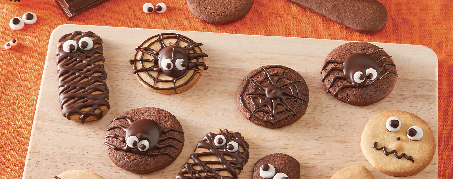 Biscotti di Halloween per bambini con cioccolato Perugina