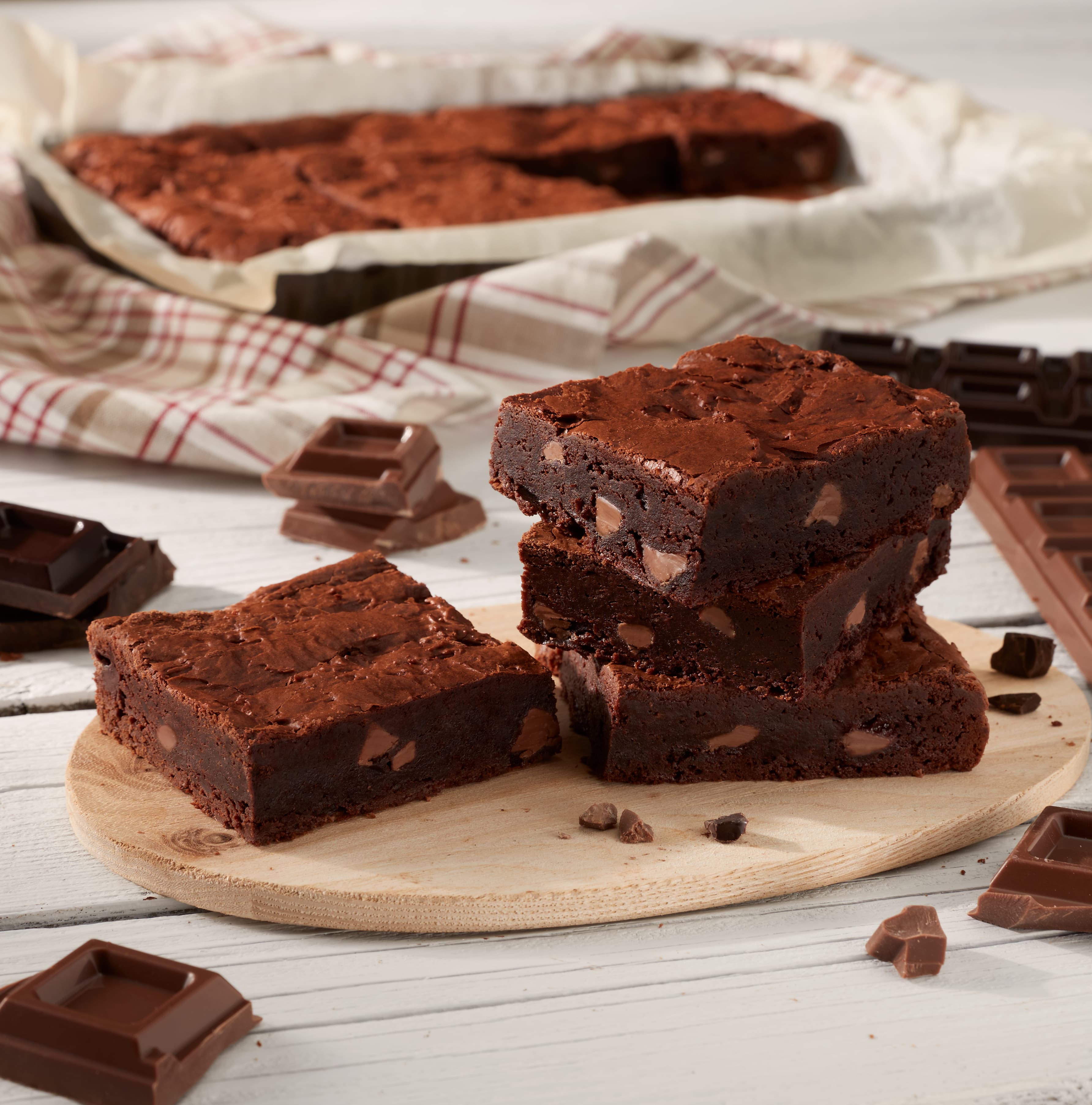 Brownies fatti in casa con cioccolato Perugina
