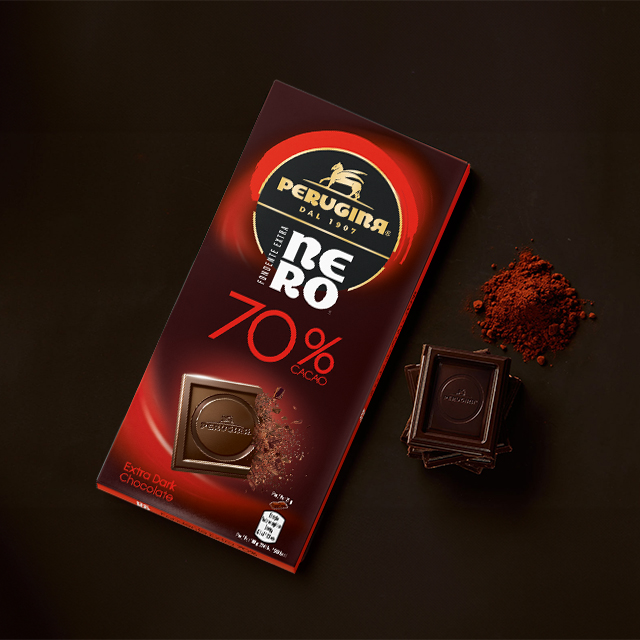 Tavoletta di Cioccolato Perugina Nero fondente 70%
