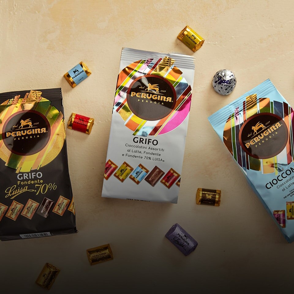 Acquista ora i Cioccolatini classici Perugina nelle sue varianti fondente, al latte e fondente Luisa 70% Acquista ora i Cioccolatini classici Perugina nelle sue varianti fondente, al latte e fondente Luisa 70%