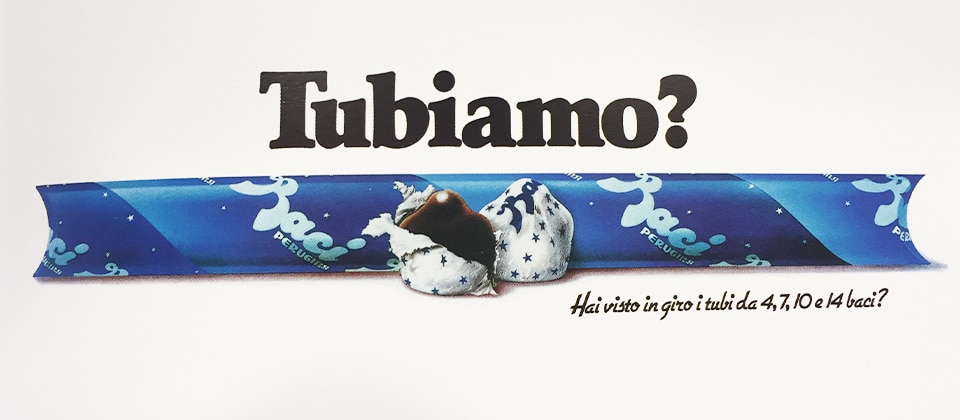 Nel 1981 nasce il Tubo Baci® Perugina®