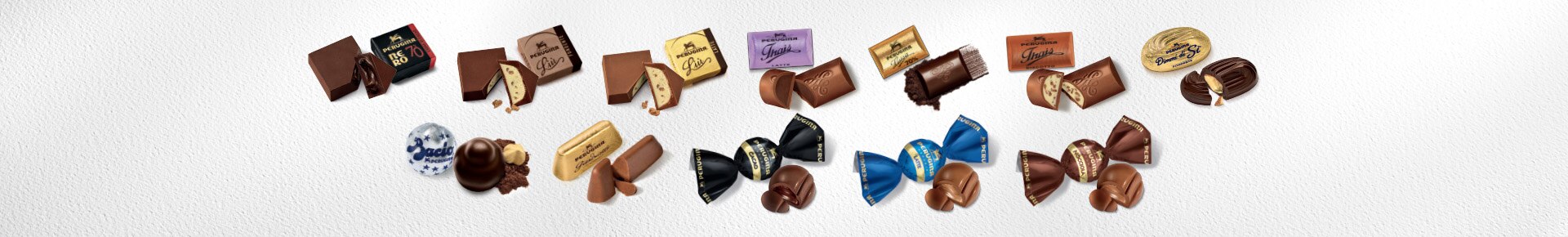 Cioccolatini della gamma Luisa Spagnoli Perugina Cioccolatini della gamma Luisa Spagnoli Perugina