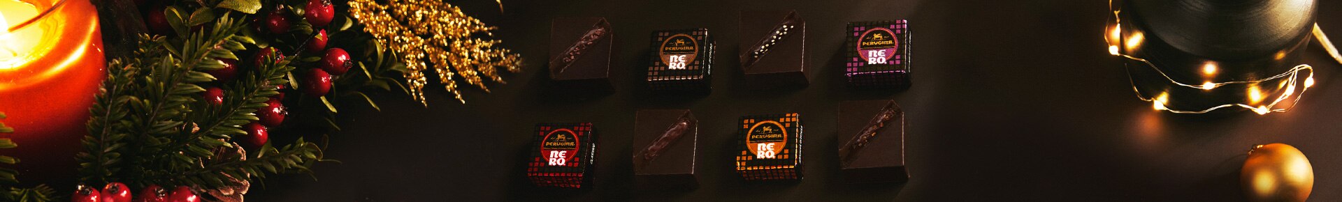 Natale Perugina® Nero® A Natale regala cioccolato fondente Perugina Nero