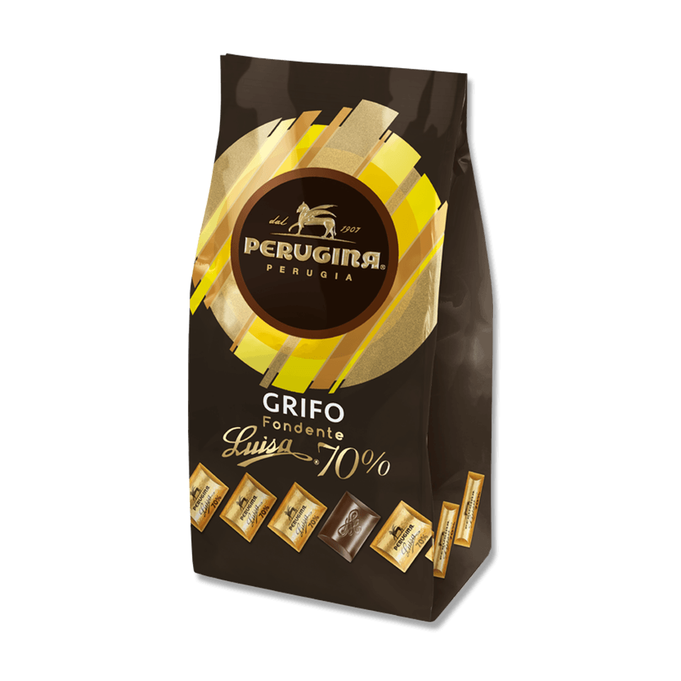 Confezione Cioccolatini Grifo Perugina Fondente Extra 70% Confezione Cioccolatini Grifo Perugina Fondente Extra 70%