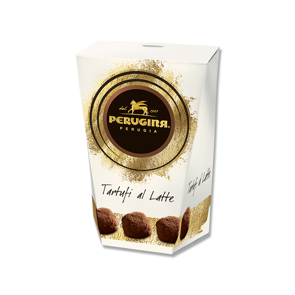 Tartufi Perugina al Latte, morbidi cioccolatini con Cioccolato al Latte Perugina Tartufi Perugina al Latte, morbidi cioccolatini con Cioccolato al Latte Perugina