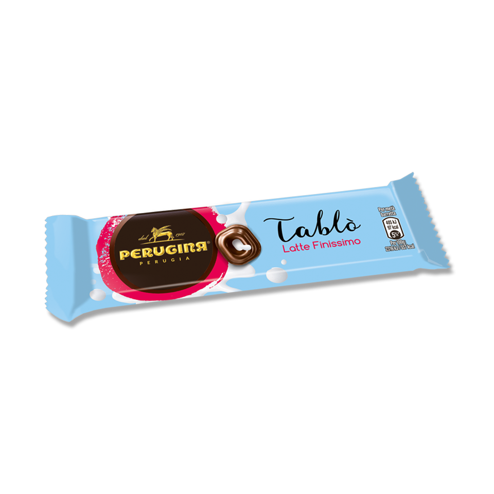 Barretta cioccolato al latte cremoso Perugina. Barretta cioccolato al latte cremoso Perugina.