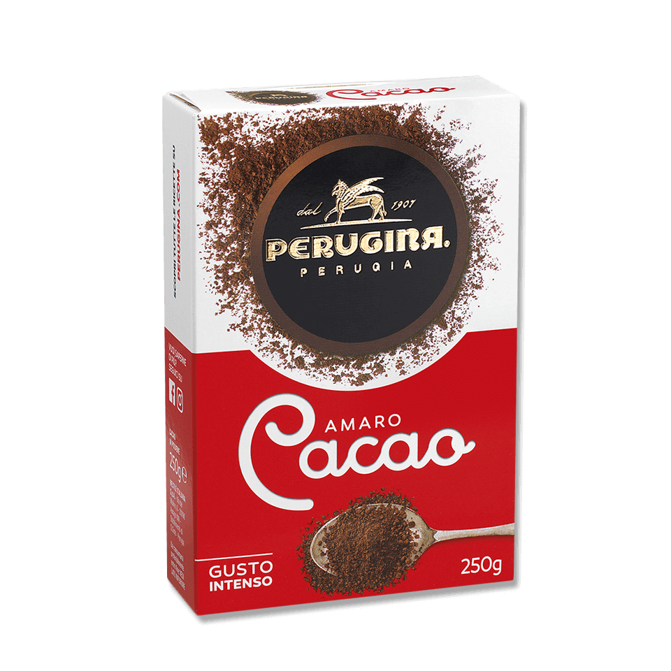 Cacao Amaro Perugina in formato 250g, senza glutine, regalerà dolci e bevande un gusto intenso e avvolgente. Cacao Amaro Perugina in formato 250g, senza glutine, regalerà dolci e bevande un gusto intenso e avvolgente.