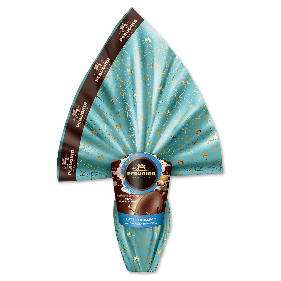 Uovo di cioccolato al latte e nocciole 230 gr Uovo di cioccolato al latte e nocciole 230 gr