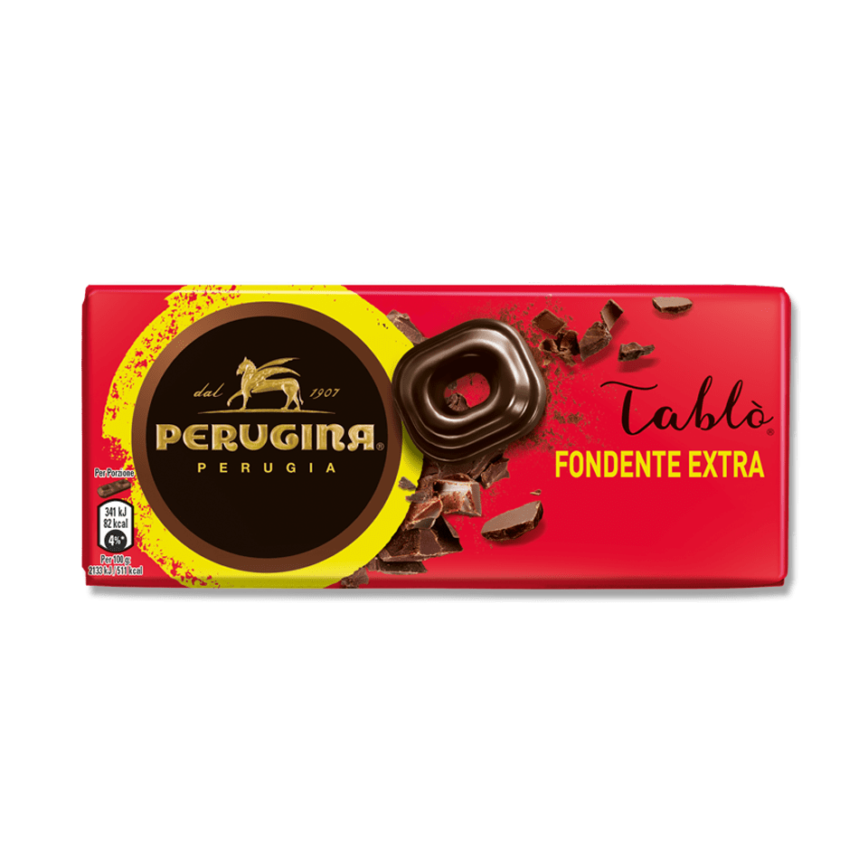 Tavoletta cioccolato fondente Extra Perugina. Tavoletta cioccolato fondente Extra Perugina.