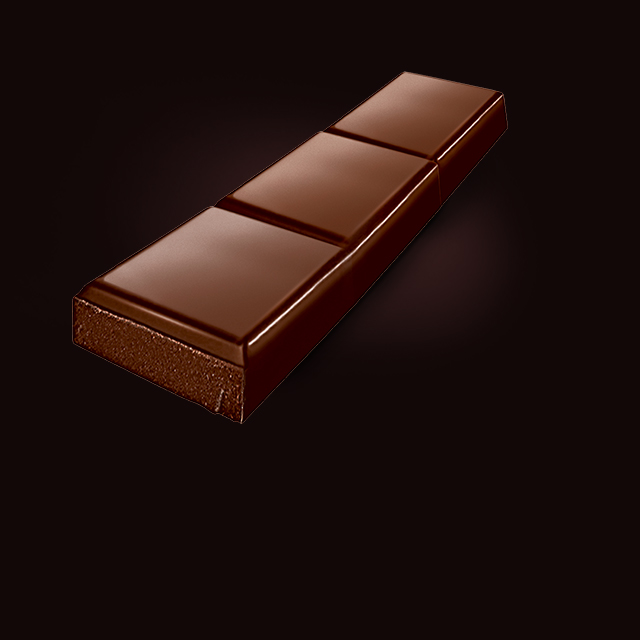 Barretta di cioccolato fondente Perugina Fondente Extra 70%, unico e irresistibile, dal sapore deciso.