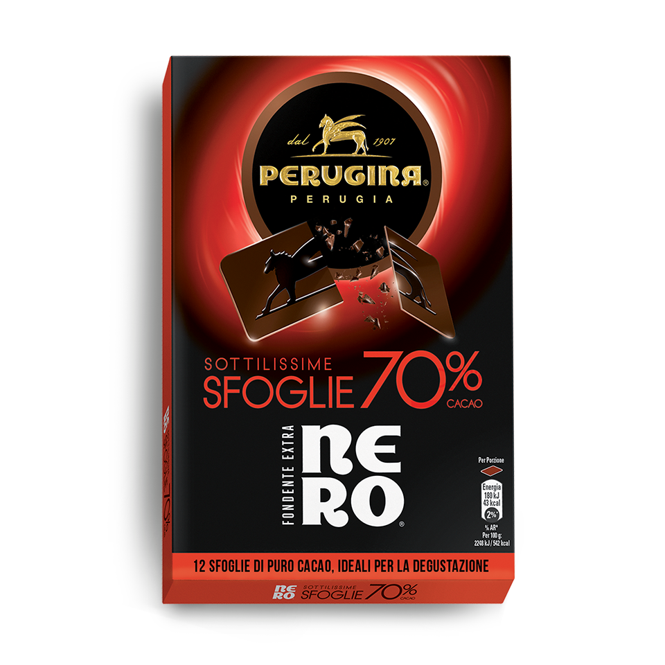 Prova le sfoglie Nero fondente extra 70% Prova le sfoglie Nero fondente extra 70%