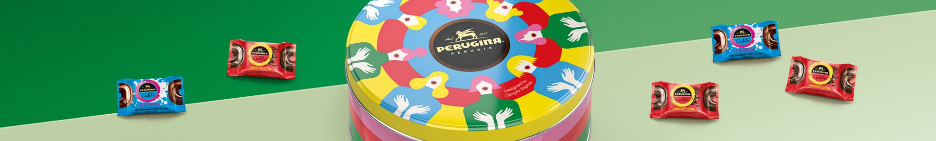 Perugina Latta Design rotonda piccola 126g Perugina Latta Design rotonda piccola 126g