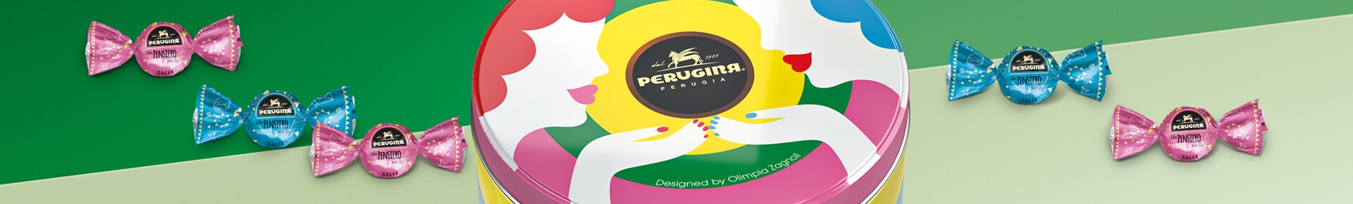 Latta design rotonda grande 248g Perugina Regala Perugina Latta design rotonda grande 248g