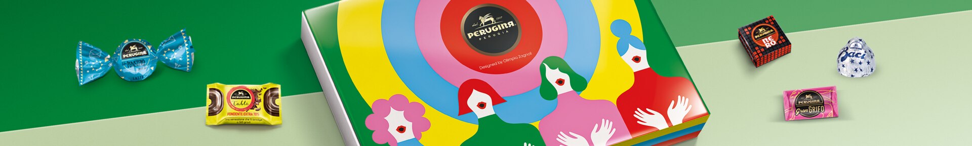 Regala cioccolatini Perugina nella Scatola di Design 344g Scatola di design 344g con cioccolatini Perugina