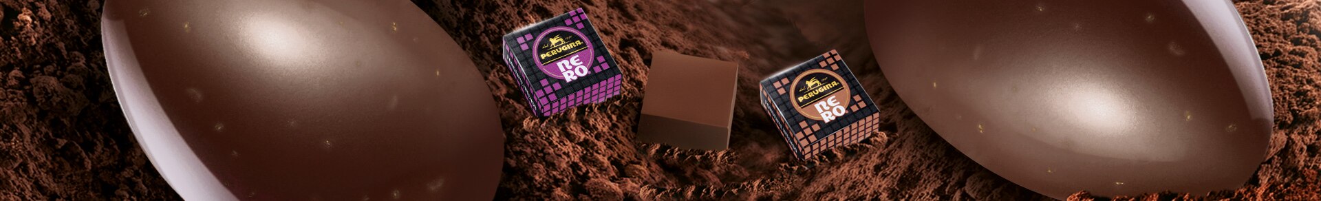 Uovo Perugina® Nero fondente con quinoa Uovo Perugina® Nero fondente con quinoa