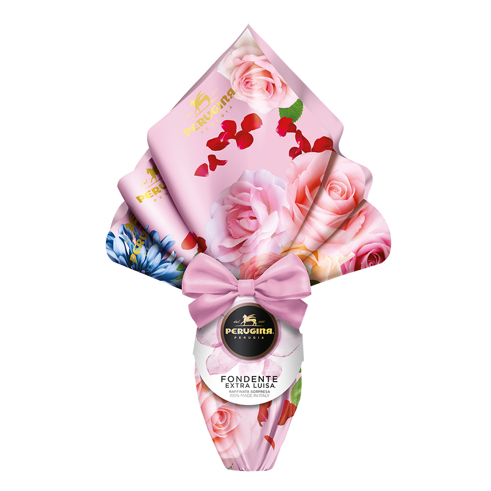 Uovo Perugina® floreale con cioccolato fondente Uovo Perugina® floreale con cioccolato fondente