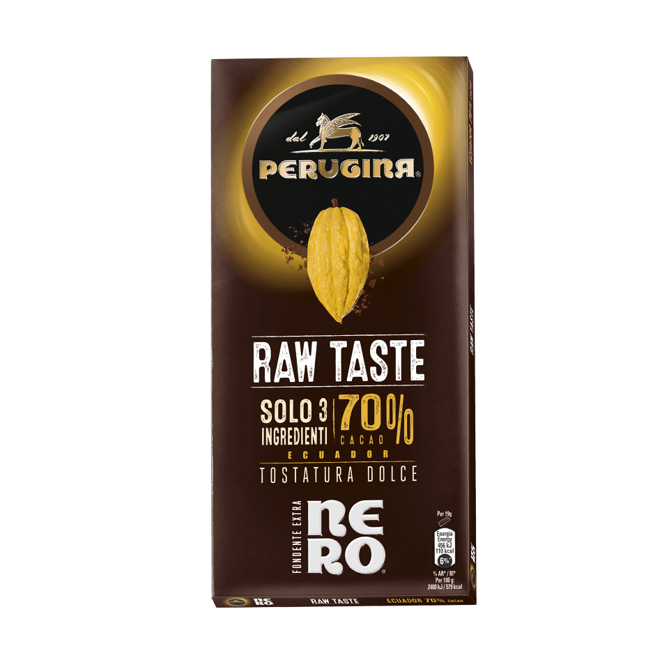 Perugina Nero Raw Taste Nero fondente 70% Ecuador Perugina Nero Raw Taste Nero fondente 70% Ecuador