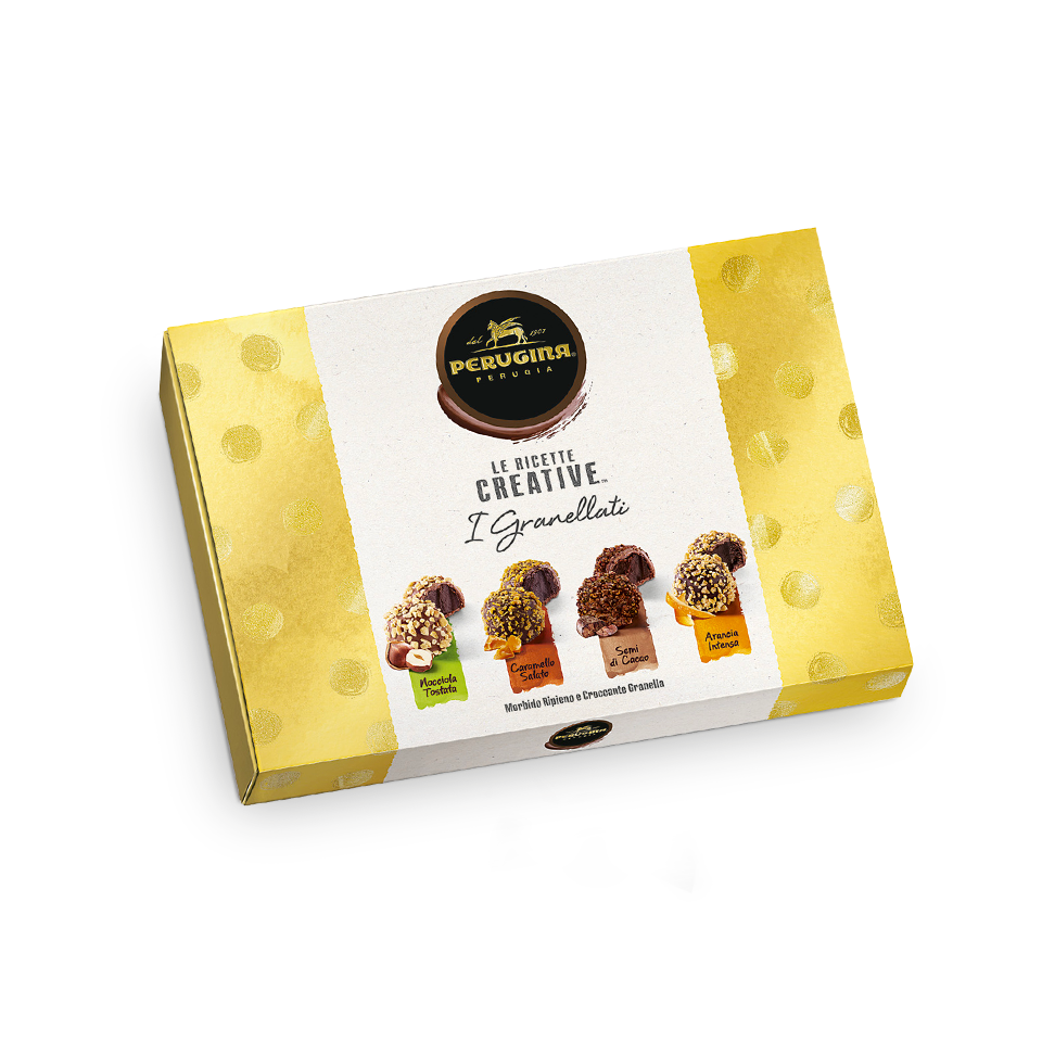 Perugina® Le Ricette Creative I Granellati scatola 200g Perugina® Le Ricette Creative I Granellati scatola 200g