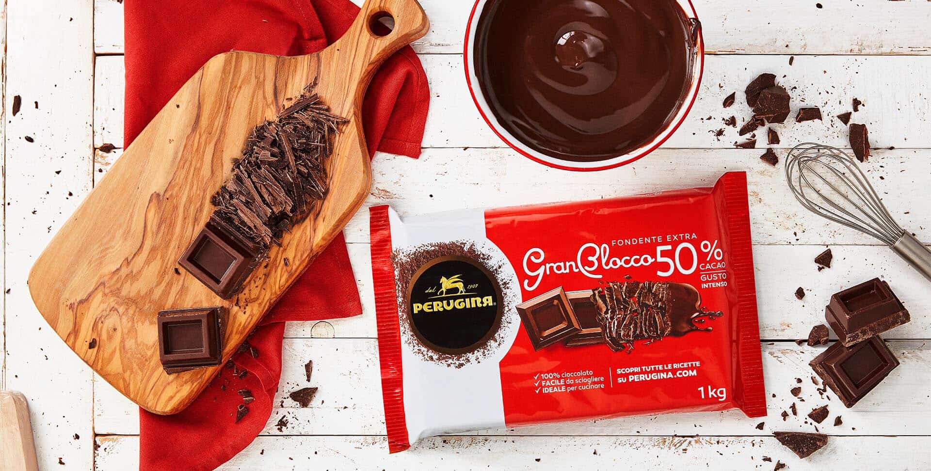 GranBlocco Fondente Extra 50% 1000 g  Perugina