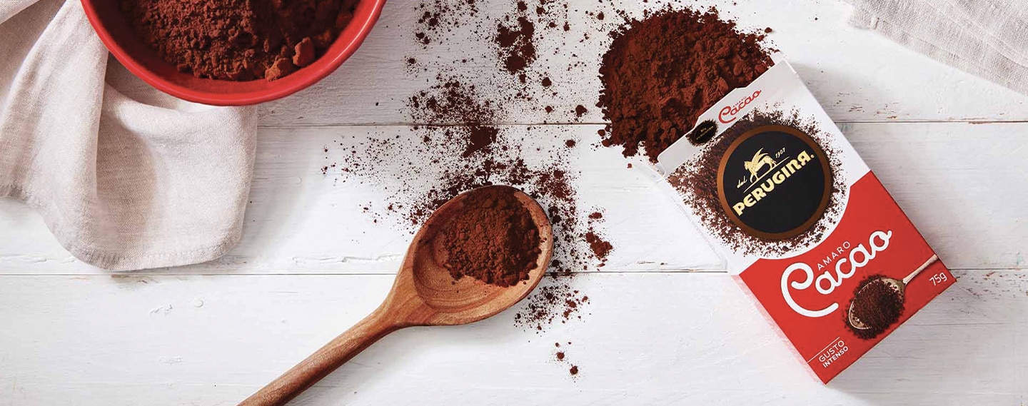 Cacao amaro Perugina in polvere.