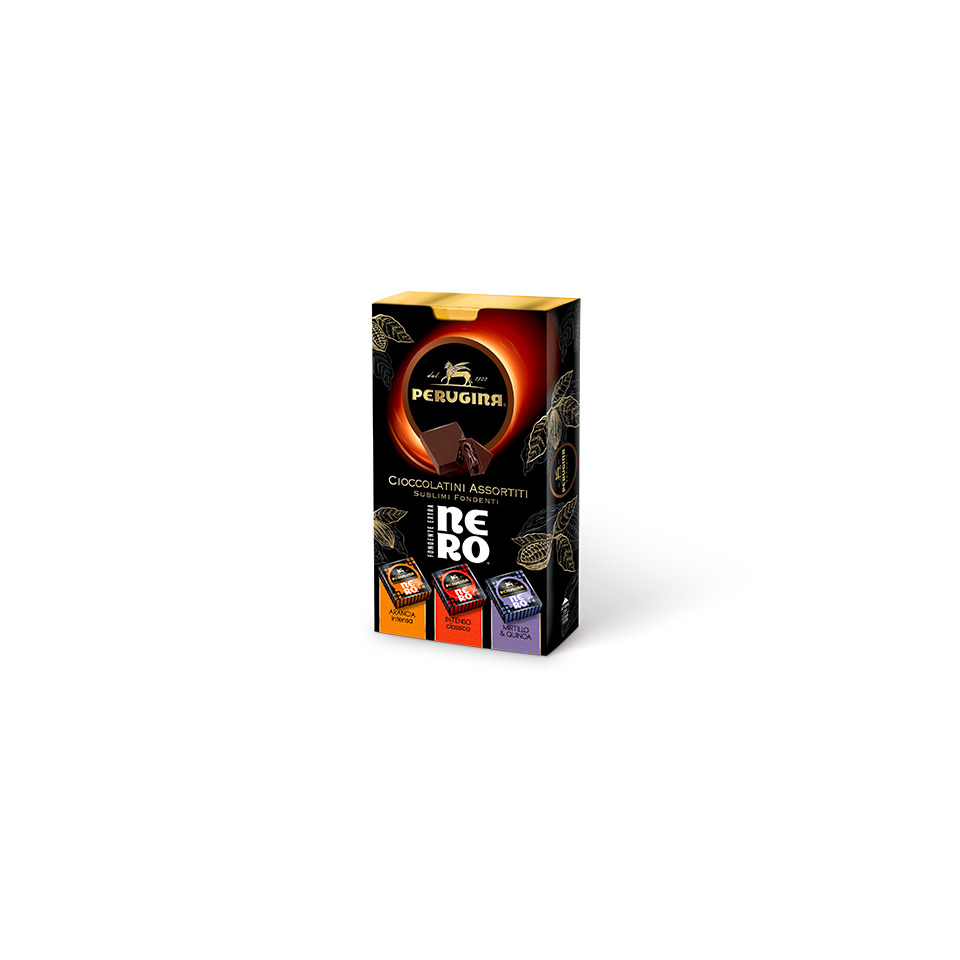 Pack Bijou Perugina Nero Cioccolatini sublimi fondenti per un Natale gustoso Pack Bijou Perugina Nero Cioccolatini sublimi fondenti: a Natale regala dolcezza
