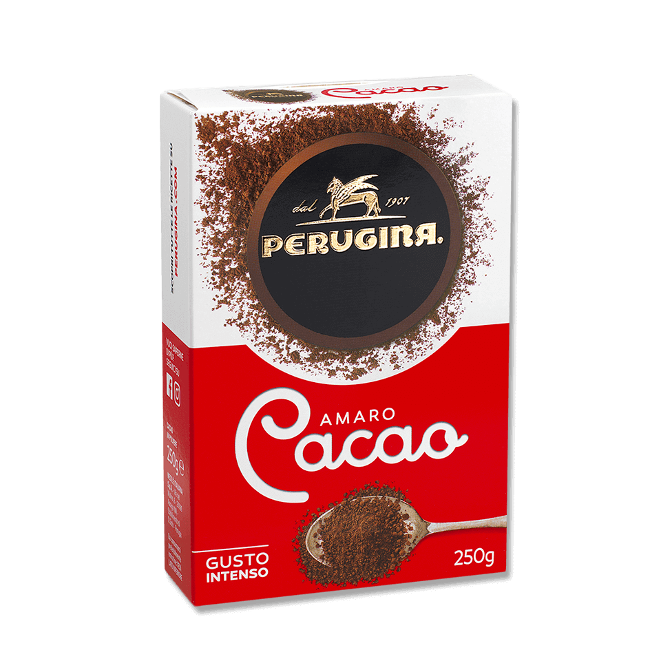 Cacao Amaro Perugina in formato 250g, senza glutine, regalerà dolci e bevande un gusto intenso e avvolgente. Cacao Amaro Perugina in formato 250g, senza glutine, regalerà dolci e bevande un gusto intenso e avvolgente.