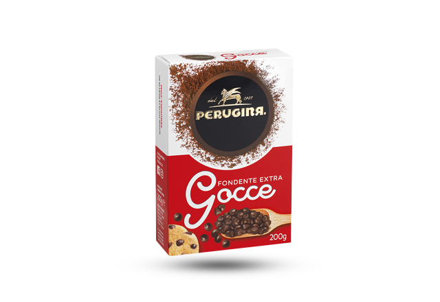 Confezione di Gocce Perugina al Cioccolato Fondente.