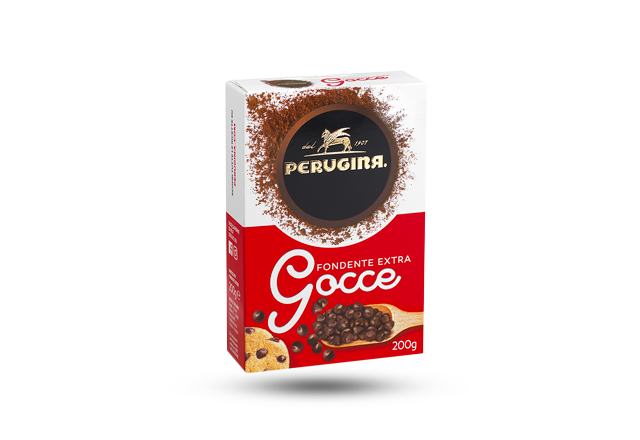 Confezione di Gocce Perugina al Cioccolato Fondente.