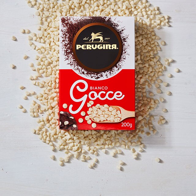 Le Gocce di Cioccolato Bianco sono perfette per decorare e arricchire i tuoi dolci.