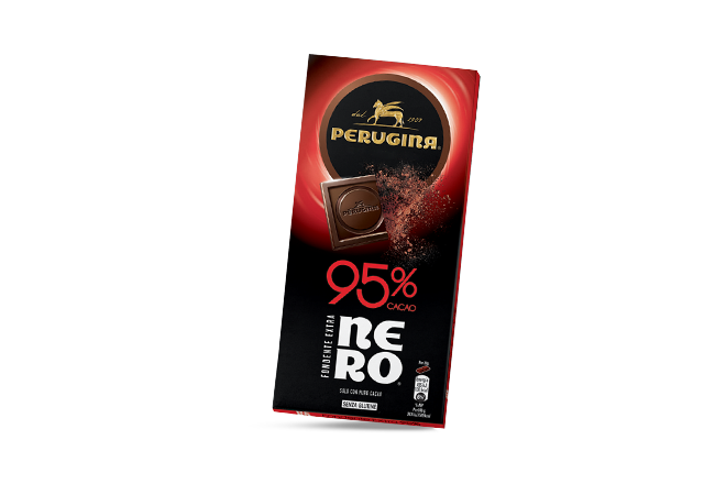 Gusto unico e deciso per il cioccolato Nero fondente extra 95%