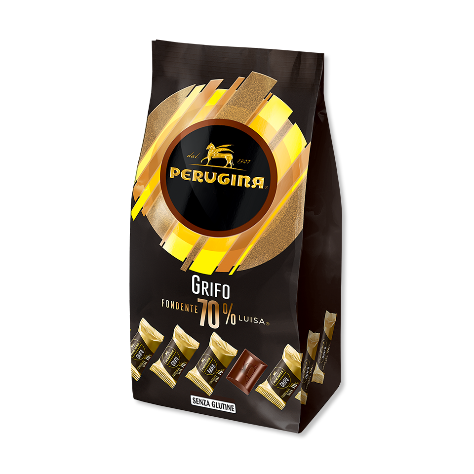 Sacchetto cioccolatini Grifo Fondente 70% Luisa Sacchetto di cioccolatini Grifo Fondente 70% Luisa