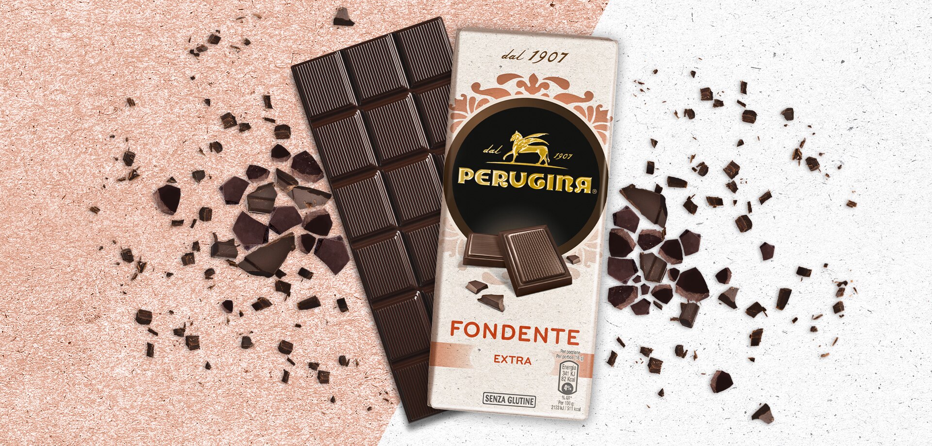 Tavoletta di cioccolato fondente extra di Perugina