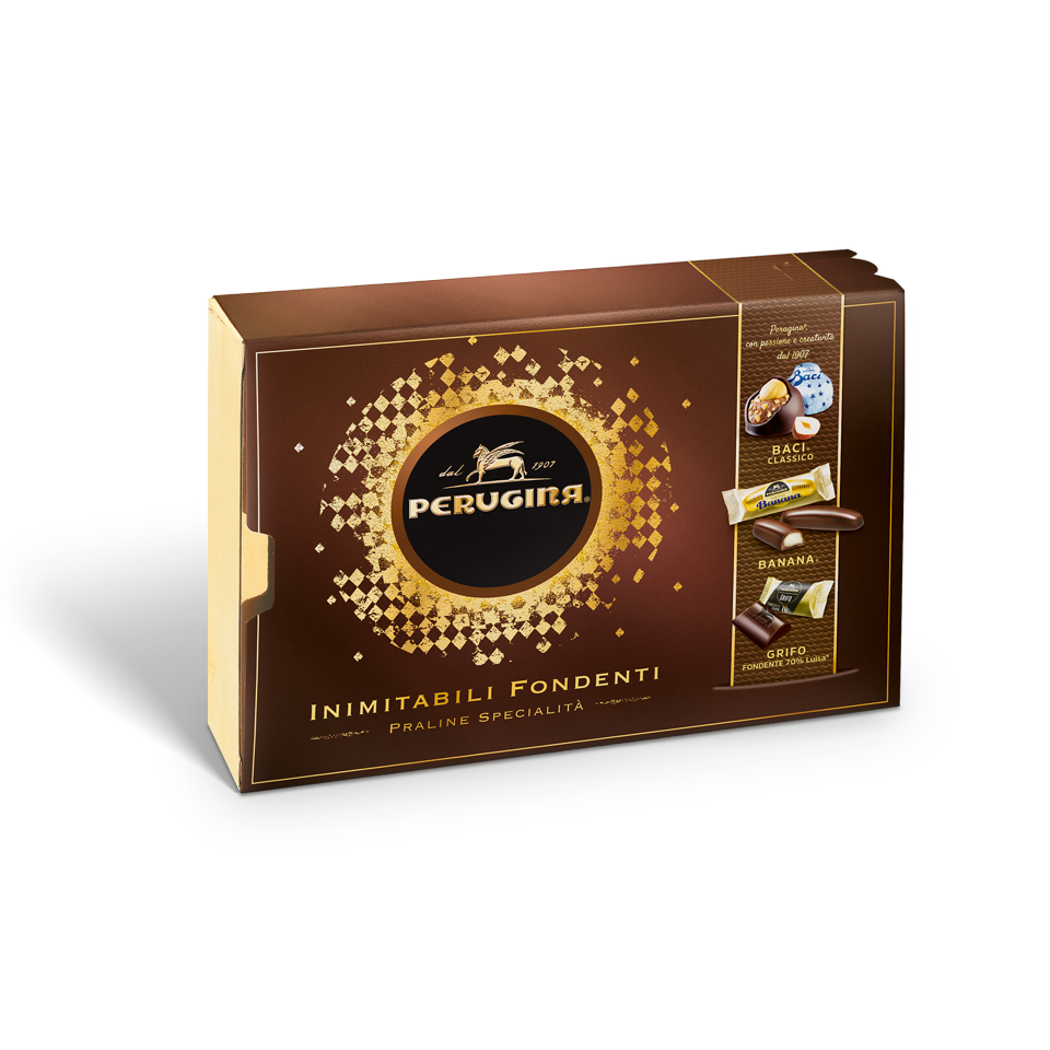 La Scatola di assortiti Inimitabili Fondenti Perugina 250g Scatola di assortiti Inimitabili Fondenti Perugina 250g