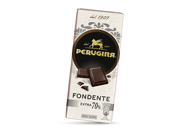 Tavoletta di cioccolato fondente extra 70% Perugina