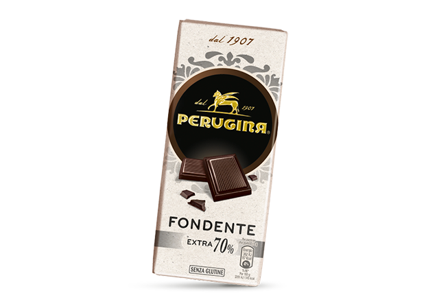 Tavoletta di cioccolato fondente extra 70% Perugina