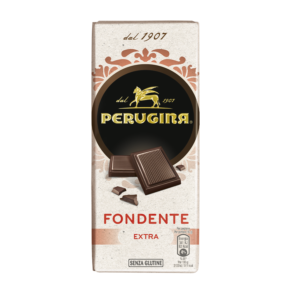 Tavoletta di cioccolato fondente extra di Perugina