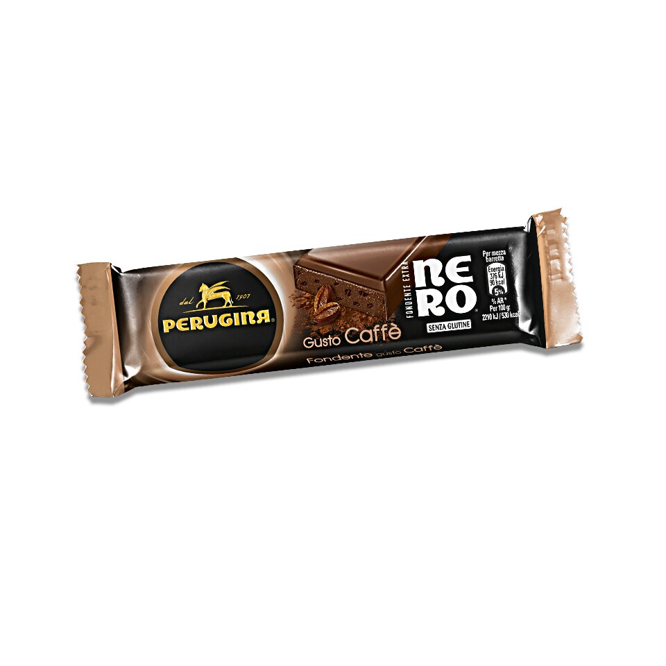 Perugina Nero barretta di cioccolato fondente gusto caffé Perugina Nero barretta singola di cioccolato fondente gusto caffé