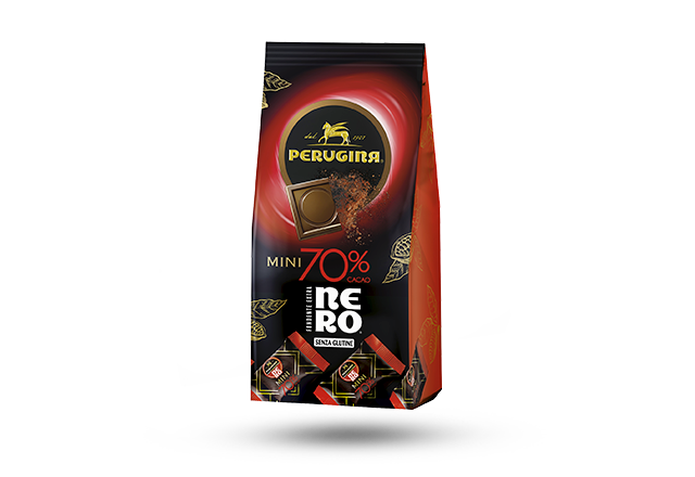 Sacchetto di cioccolatini di cioccolato fondente extra 70% Perugina® Nero® Mini