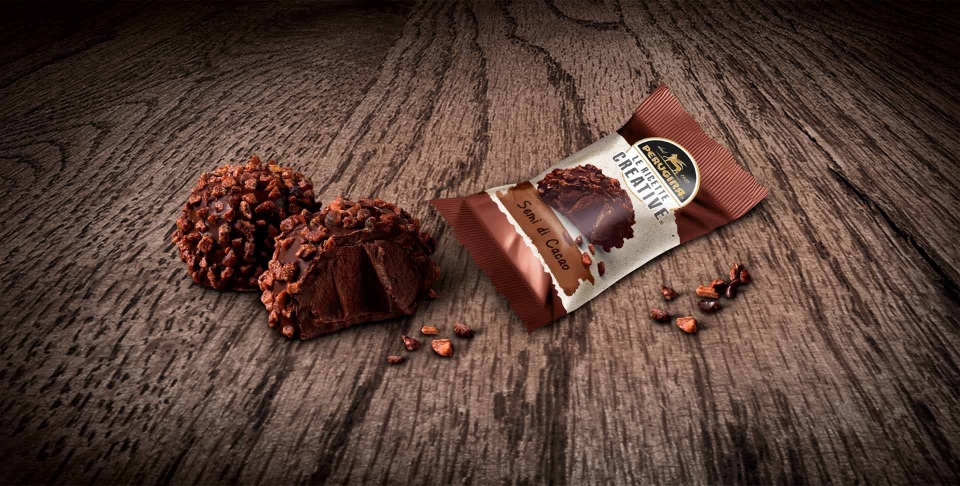 Cioccolatino I Granellati Perugina® con granella di semi di cacao