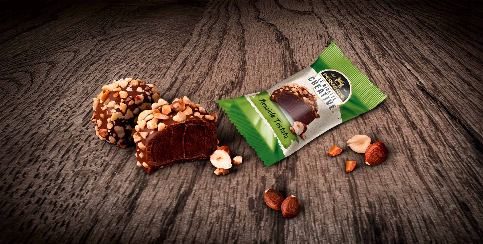 Cioccolatino I Granellati Perugina® con granella di nocciole tostate