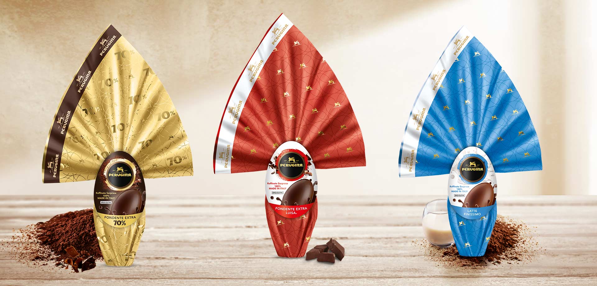Uovo di Pasqua Perugina® Fondente Extra 70