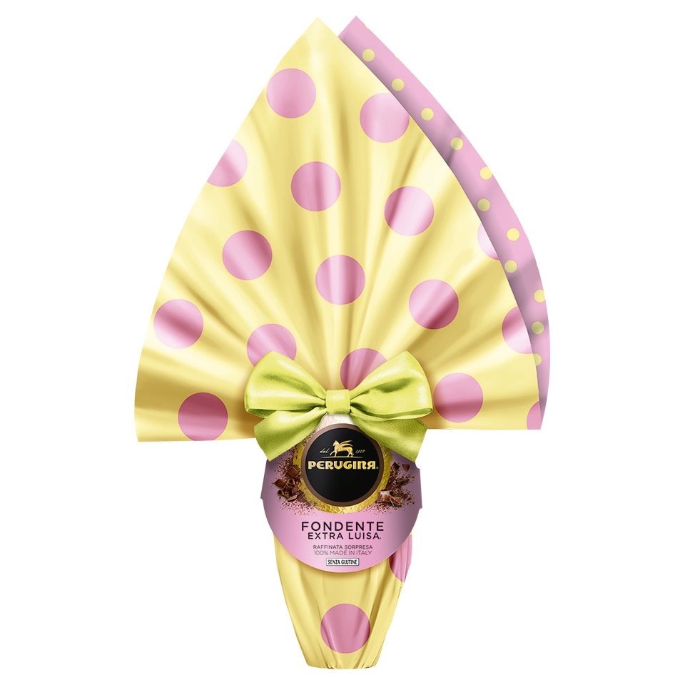 Scopri l'uovo di cioccolato fondente extra Luisa Perugina® Pois uovo di pasqua perugina pois con cioccolato fondente extra luisa