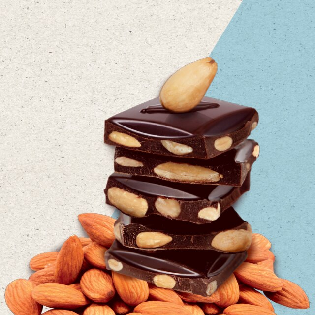 Tavoletta Cioccolato Fondente e mandorle intere