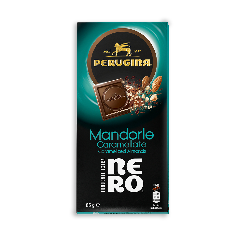 Perugina Nero cioccolato fondente e mandorle Perugina Nero cioccolato fondente e mandorle