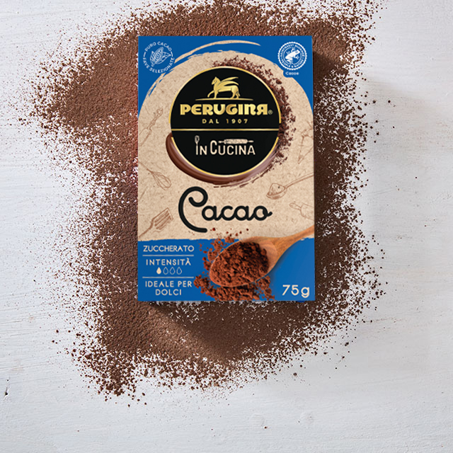 Cacao in polvere zuccherato Perugina, per realizzare dolci dal sapore prelibato