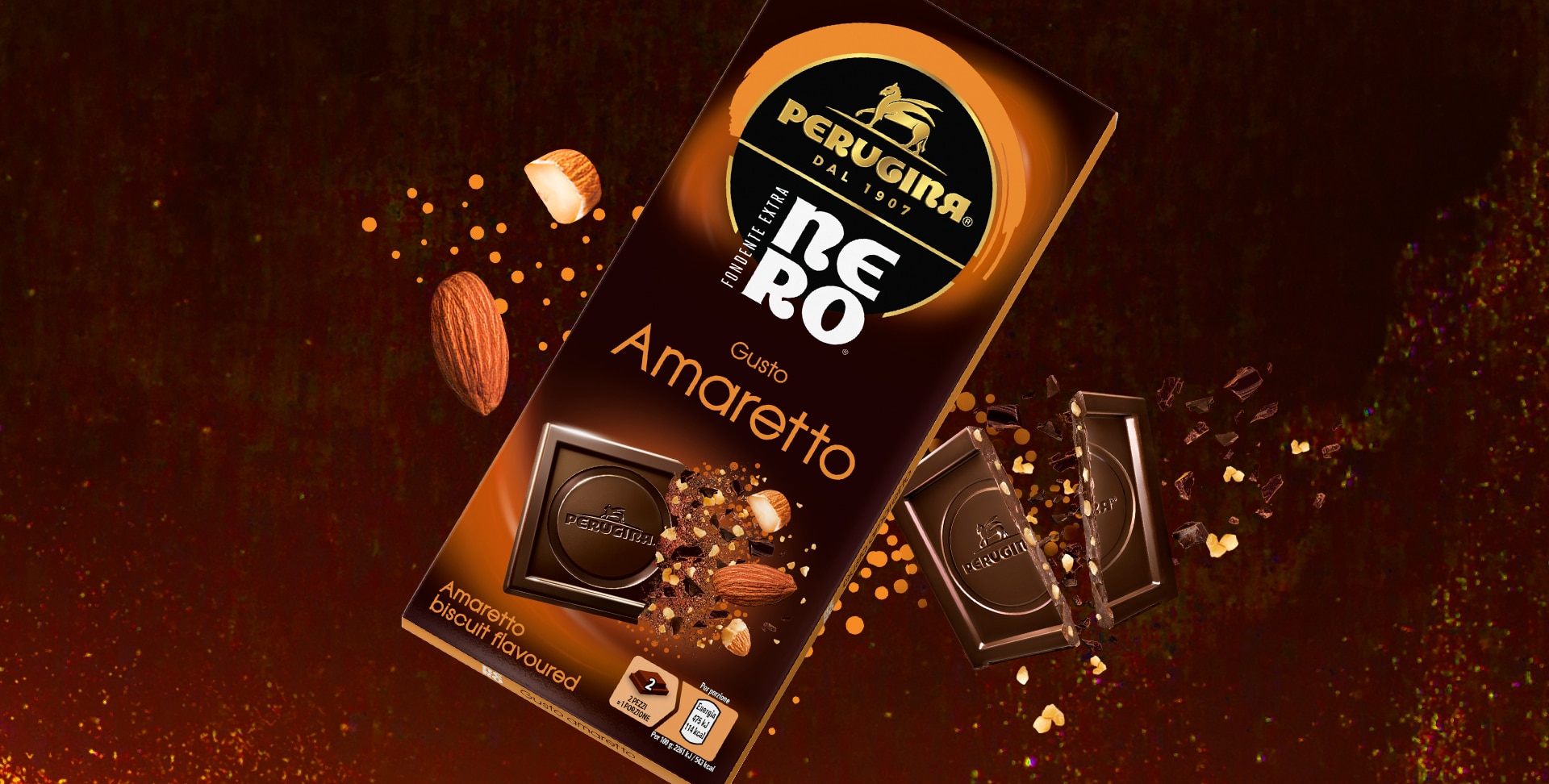 Perugina® Nero® Amaretto Fondente Extra